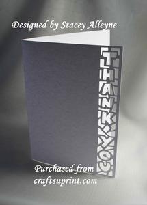 Thank You Mosaic Card - Sil