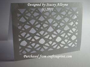 Crazy Lattice Card