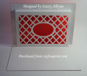 Pop Up Lattice Card 4 - Sil