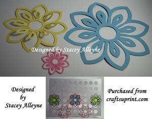 Poppin 3D Flowers Set 2 - Sil