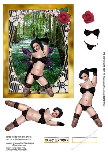 If you go down to the woods today ( decupage )