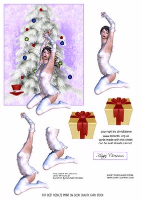 Whats Under Your Tree 7 Decoupage
