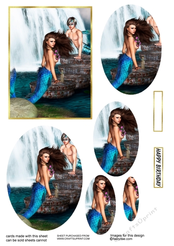 Even mermaids do it 1 ( oval pyramage )