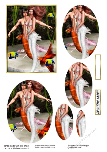 Even mermaids do it 3 ( oval pyramage )