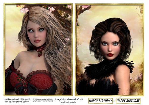 Beauty 1 and 2 toppers