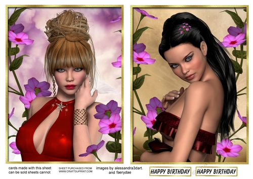 Beauty 5 and 6 toppers