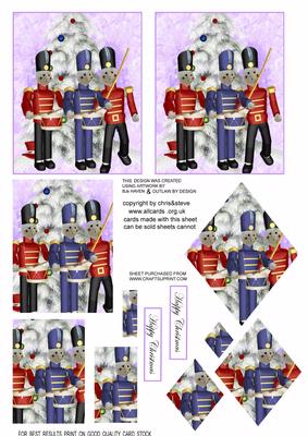 Toy Soldiers Christmas Pyramid