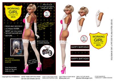Working Girl Magazine Cover.issue 1