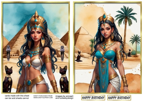Egyptian Princesses 1 and 2
