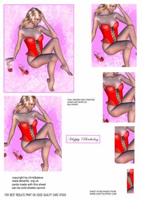 Sexy Susie Birthday Pyramid
