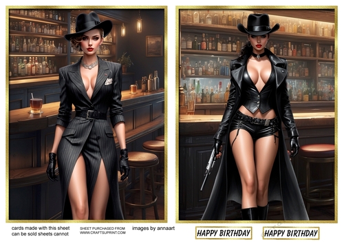 Gangster girl 1 and 2 toppers