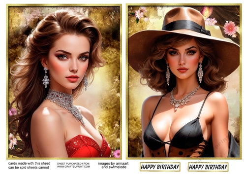 Oh Pretty Woman 5 and 6 portrait toppers