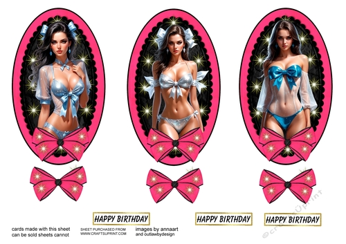 Summer ladies 3 with some decupage