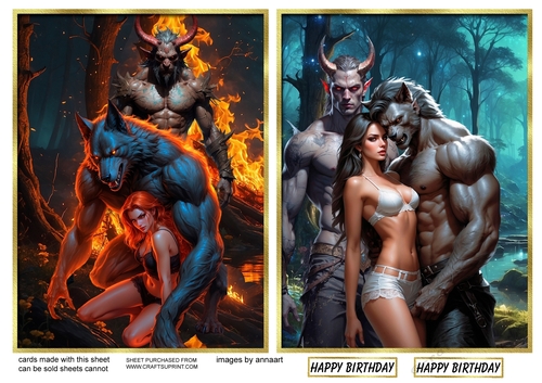 Damsels, demons and werewolves 1 and 2
