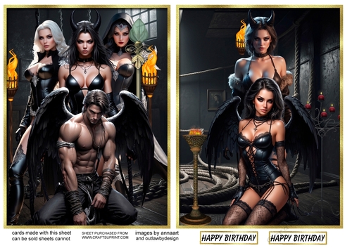 Fallen Angels 3 and 4 toppers
