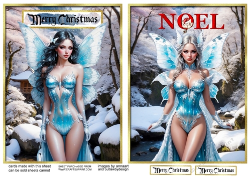 Christmas fairies toppers 1 and 2
