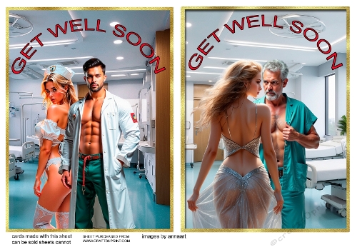 Get well soon 3 and 4 toppers
