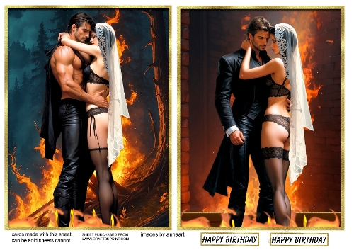 Burning love 1 and 2 toppers