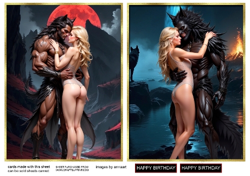 The werewolf and the beauty 7 and 8 toppers