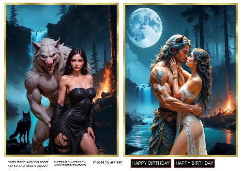 The werewolf and the beauty 9 and 10 toppers