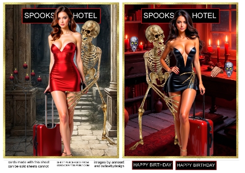 A spooks hotel 1 and 2 toppers