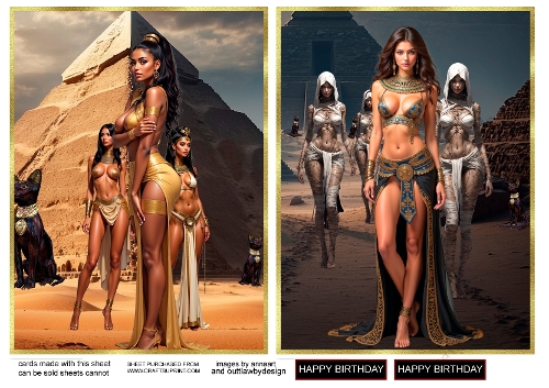 Egyptian Beauties 3 and 4