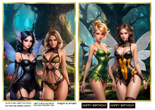 Queen bee and the fairy 1 and 2