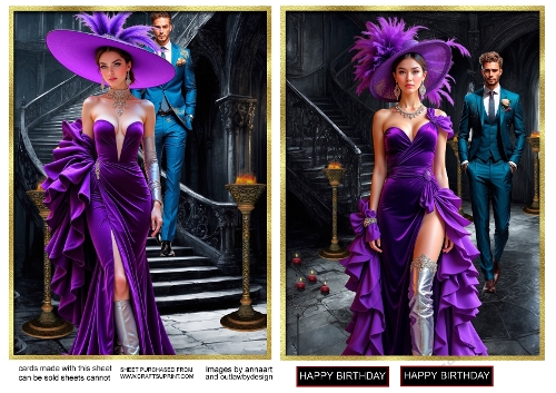 Perfect purple 1 and 2