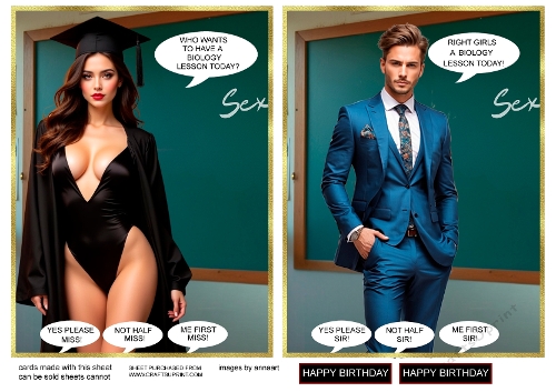 Biology teacher 1 and 2