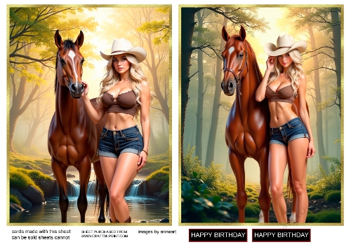 Girl with horse 5 and 6