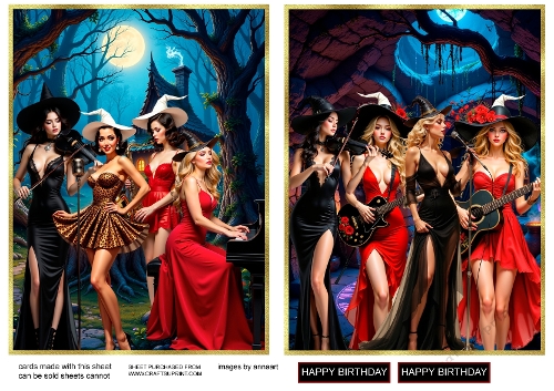 Witches in party mood 