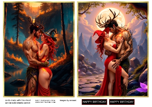 The witch and the woodland beast 1 and 2