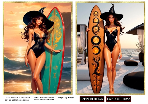 Surfing witches 1 and 2