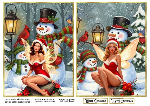 The snowman and the fairy 1 and 2
