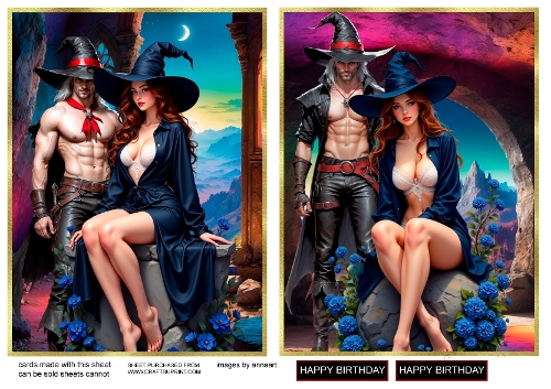 Sexy witch in waiting 1 and 2