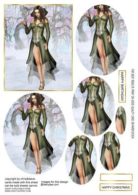 Aint She Sweet Winter Fairy 86 Oval Pyramage