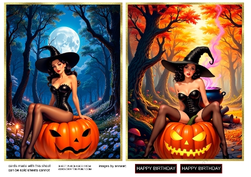 The witch and the pumpkin 3 and 4