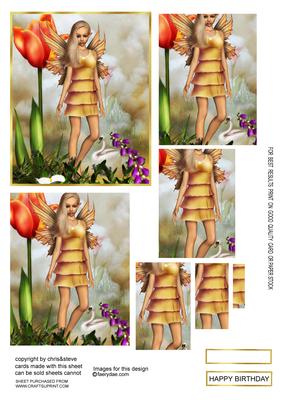 Aint She Sweet Summer Fairy 88 Oblong Pyramage
