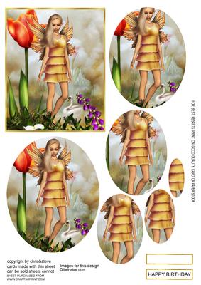 Aint She Sweet Summer Fairy 88 Oval Pyramage