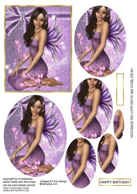 Aint She Sweet Love Fairy 89 Oval Pyramage