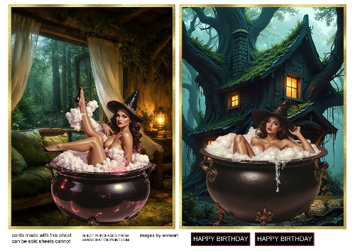 Witches in the bath 1 and 2