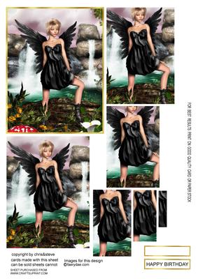 Aint She Sweet Black Fairy 90 Oblong Pyramage