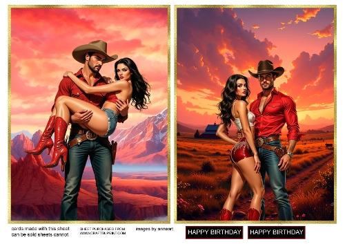Cowboys and gals 1 and 2