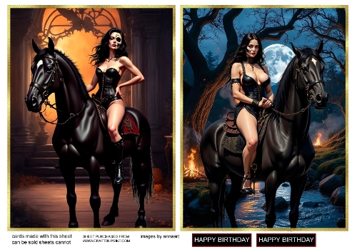 Evil rides a horse 1 and 2