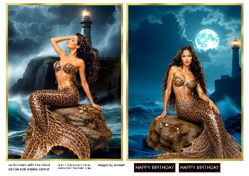 Mermaids on the rocks  1 and 2