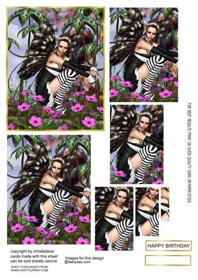 Aint She Sweet Fairy in the Flowers 96 Oblong Pyramage