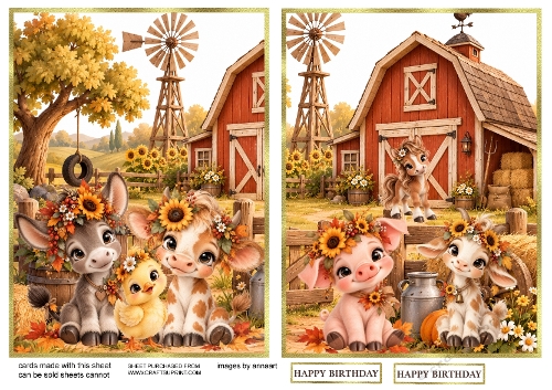 Birthday on the farm 1 and 2