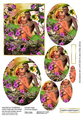 Adam and Eve It Oval Pyramage