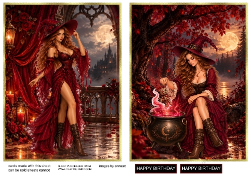 Glamorous witch 1 and 2