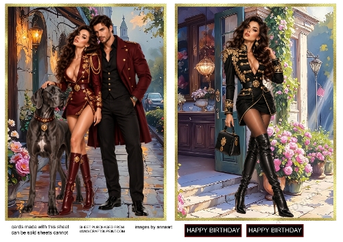 Elegant lady 1 and 2